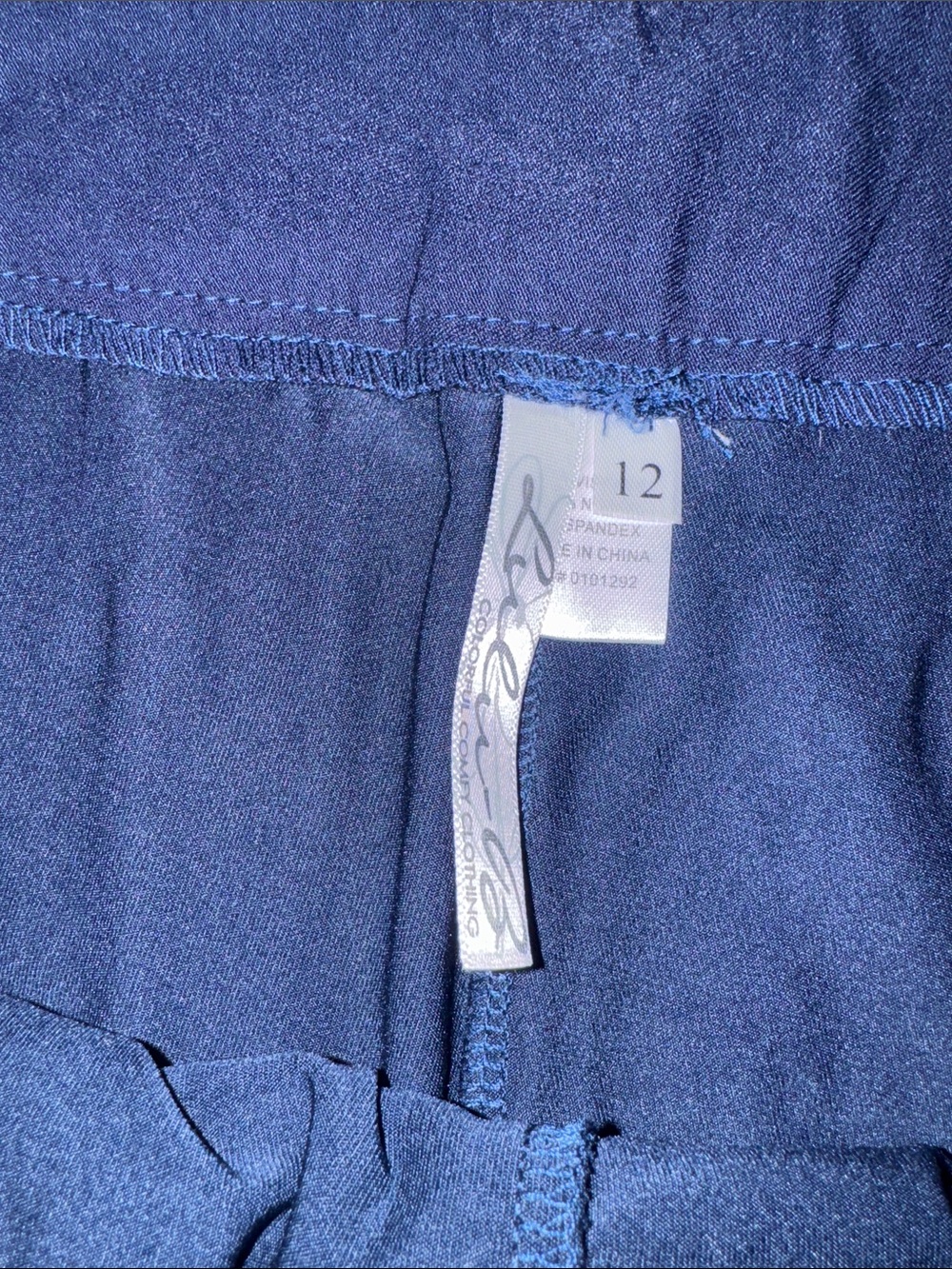 Lulu-B 12 navy blue skirt skort womens casual golf walking stretch pull on - Picture 4 of 7